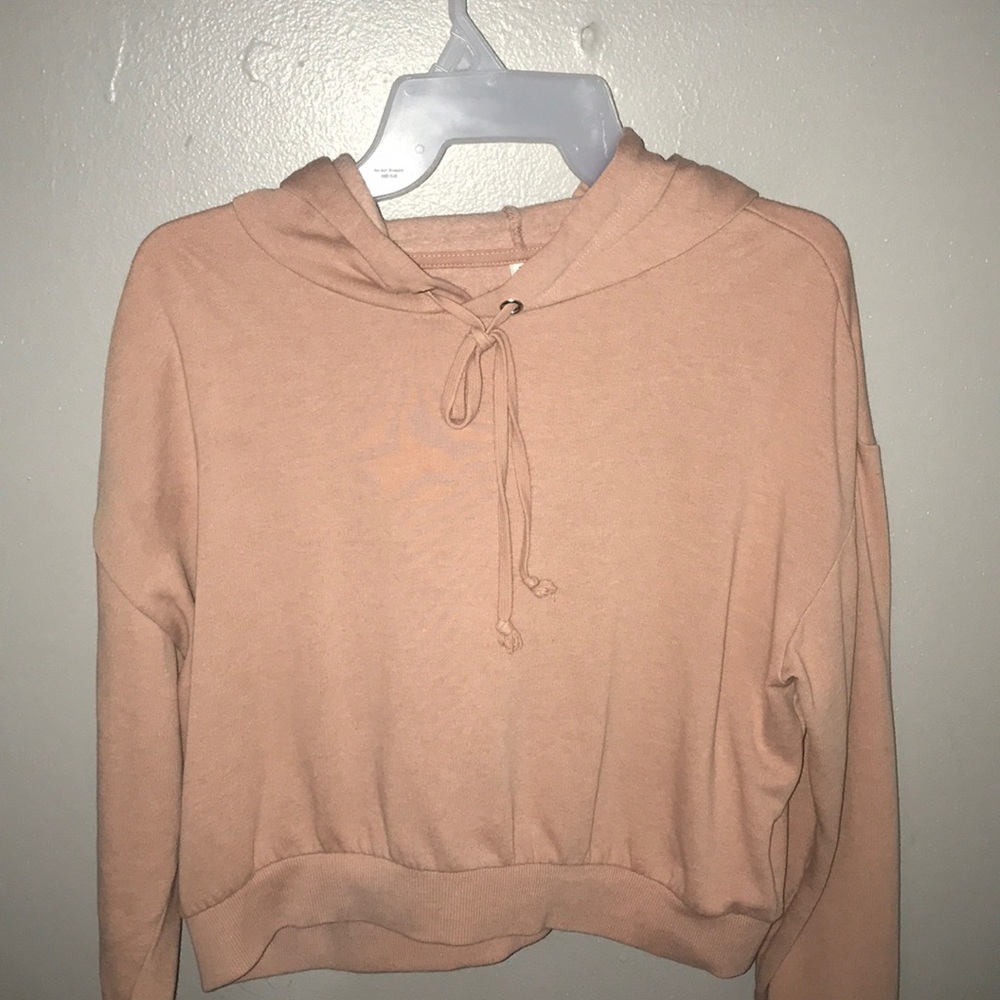 Rose Pink Crop top sweater